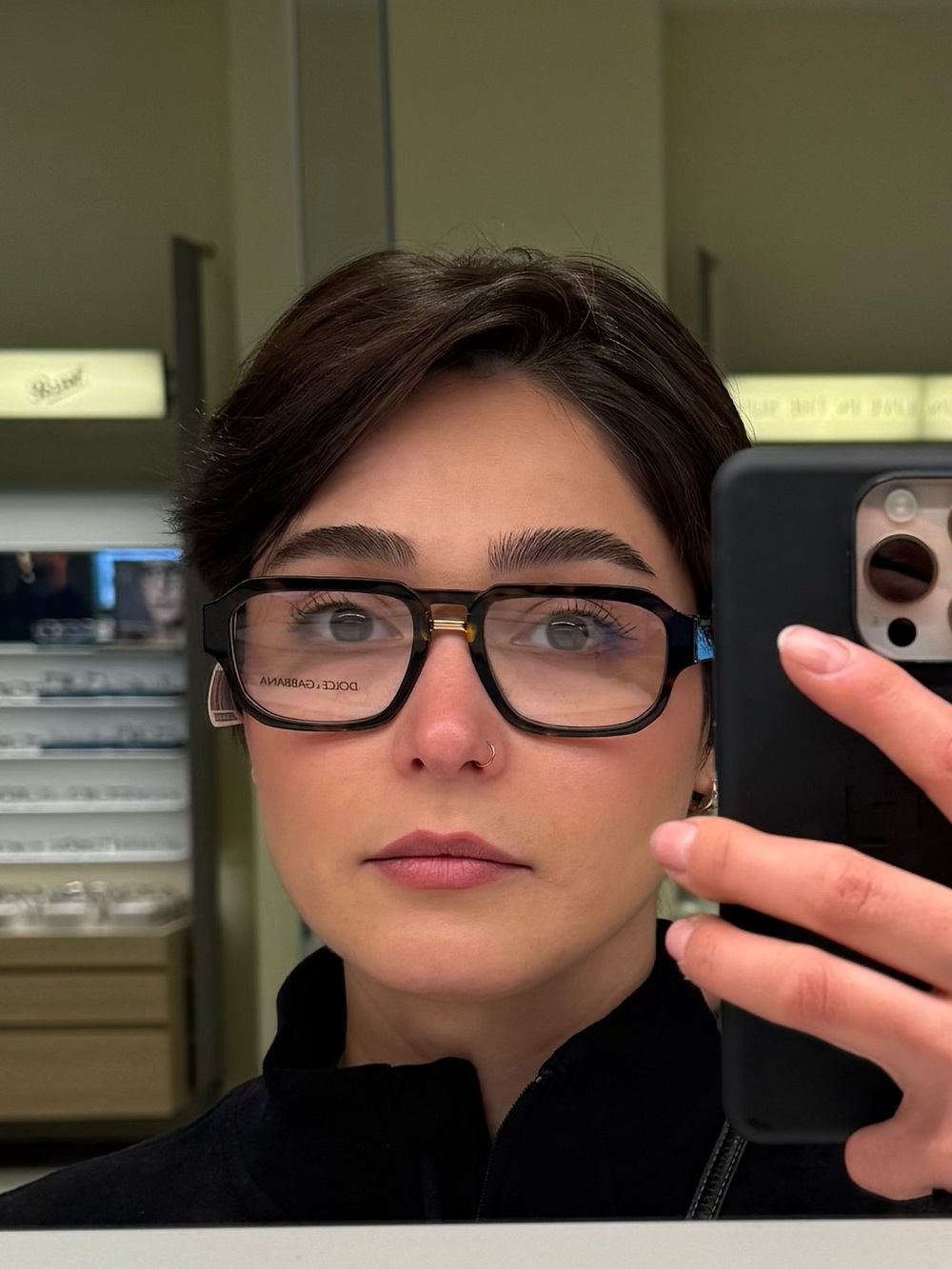 Dolce & Gabbana Tortoiseshell and Black Women's Sunglasses